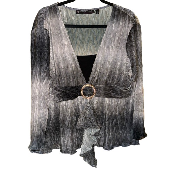 VINTAGE| SIMPLY FRENCH| WOMENS TOP SIZE XL‎ - Picture 1 of 6